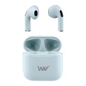 WAY -NEW!! TWS Auricular Bluetooth con caja de recarga 10 horas autonomia color AZUL