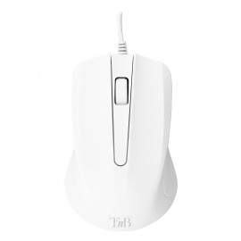 SHARK - White shark wired optical mouse.Optical mouse 1000dpi - Designed for office use -