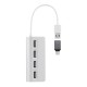 Hub 4 ports USB 2.0 self-powered.Compatible PC / MAC -