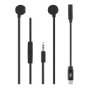 SWEET - Auriculares Semi-In-Ear EarphonesElegant design and Rubber -