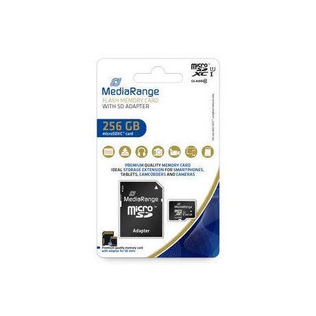 MediaRange MR946 memoria flash 256 GB MicroSDXC UHS-I Clase 10