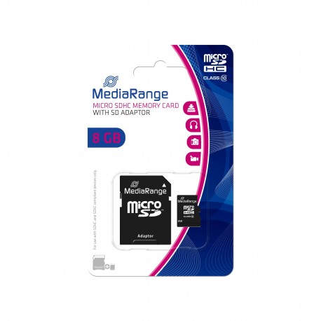 MediaRange 8GB microSDHC Clase 10