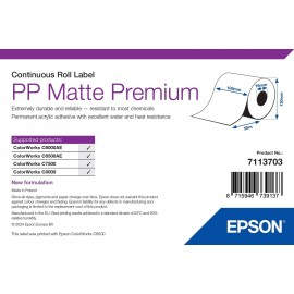 Epson 7113703 etiqueta de impresora Blanco Etiqueta para impresora autoadhesiva