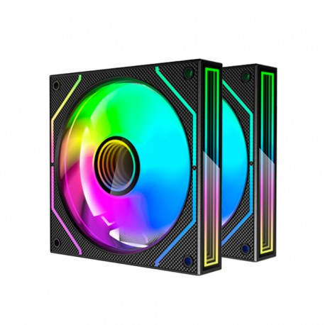 KIT 2 VENTILADORES AUXILIAR MF-3D PRO NEGRO MARS GAMING