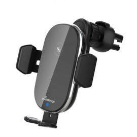 MediaRange MRMA117 cargador de dispositivo móvil Smartphone Negro Cargador inalámbrico Carga rápida Auto