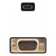 Nanocable Cable Conversor USB-C/M a VGA/M, 1.8 m, Negro