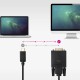 Nanocable Cable Conversor USB-C/M a VGA/M, 1.8 m, Negro