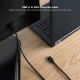 Nanocable Cable Conversor USB-C/M a VGA/M, 1.8 m, Negro