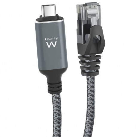 Ewent EC2001 cable de red Negro, Gris 1,5 m Cat6