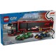 Lego city formula 1 camión con coches de f1 rb20 y amr24 - 60445