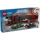 Lego city formula 1 camión con coches de f1 rb20 y amr24 - 60445