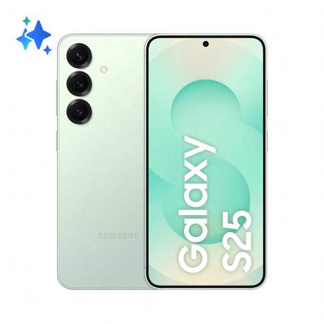 Samsung Galaxy S25 15,8 cm (6.2'') SIM doble Android 15 5G USB Tipo C 12 GB 128 GB 4000 mAh Color menta