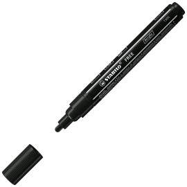 STABILO FREE Acrylic marcador 1 pieza(s) Punta redonda Negro