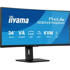iiyama ProLite XCB3497WQSNP-B1 pantalla para PC 86,4 cm (34'') 3440 x 1440 Pixeles UltraWide Quad HD LED Negro